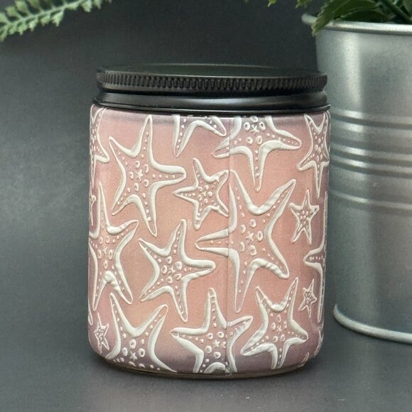 BBW Island Papaya White Barn Bath & Body Works Mason Jar Single Wick Candle - Picture 2 of 10